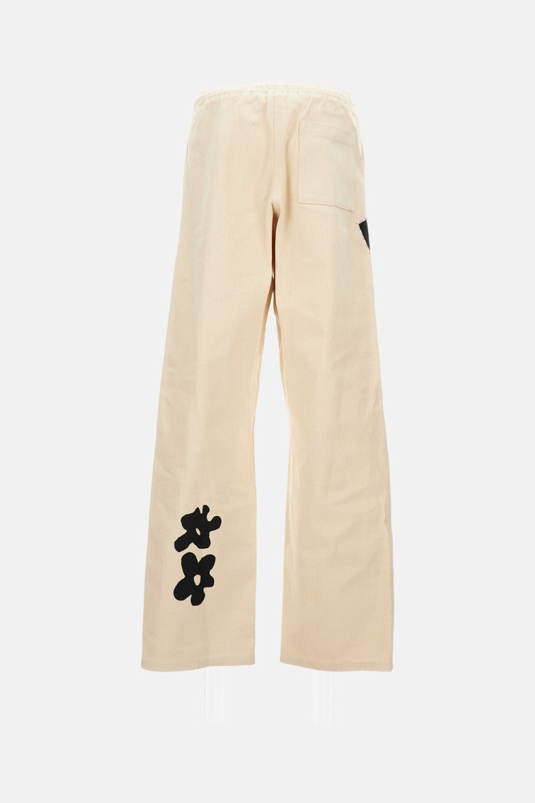 Marni Loose-Fit Cotton Trousers With Artistic Prints
