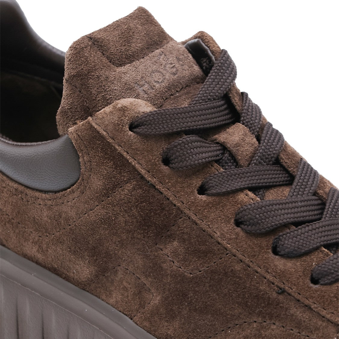 Hogan Chunky Platform Sneakers With Suede Upper