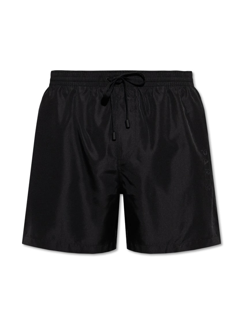 Balmain Embroidered Logo Swim Shorts