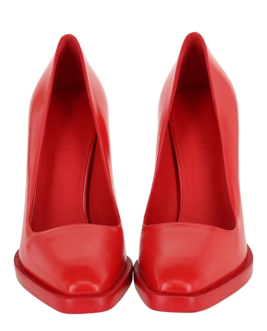 Ferragamo Anser X5 Leather Pumps