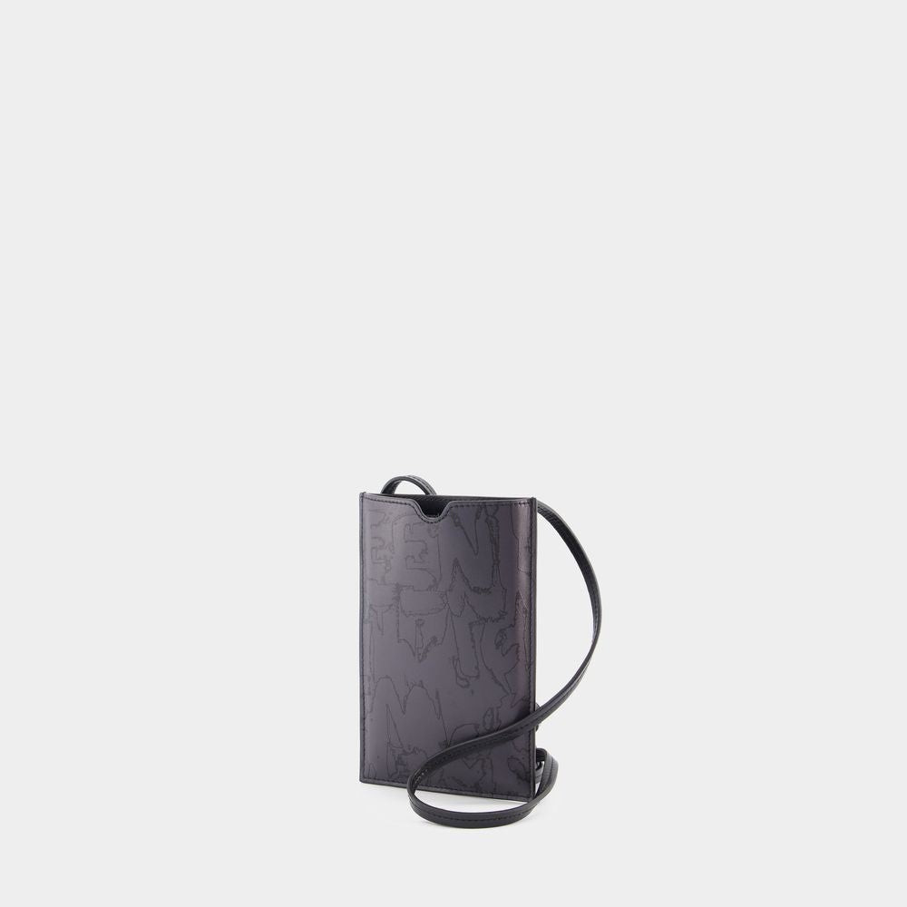 Alexander Mcqueen The Phone Holder Crossbody - Nylon - Black