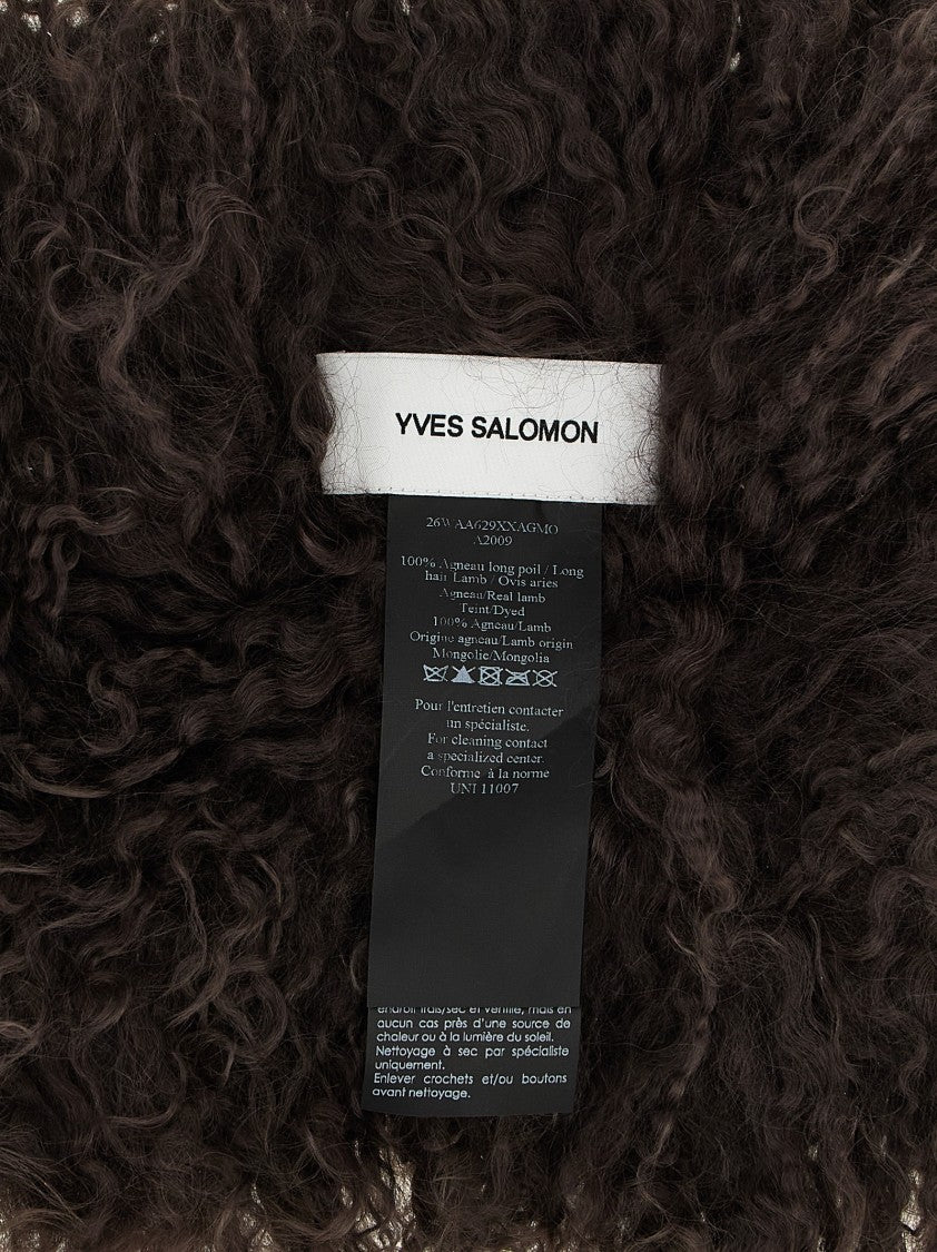 Yves Salomon Long-Haired Scarf