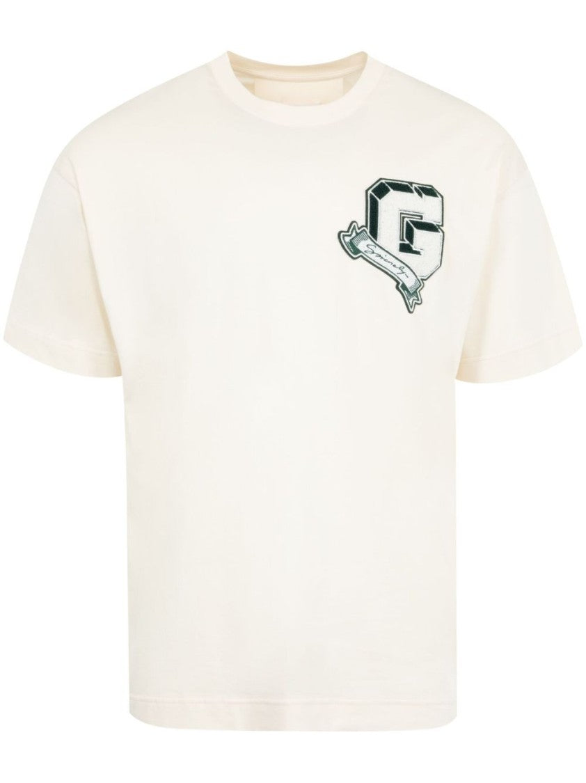 Givenchy Relaxed Fit Beige Cotton T-Shirt