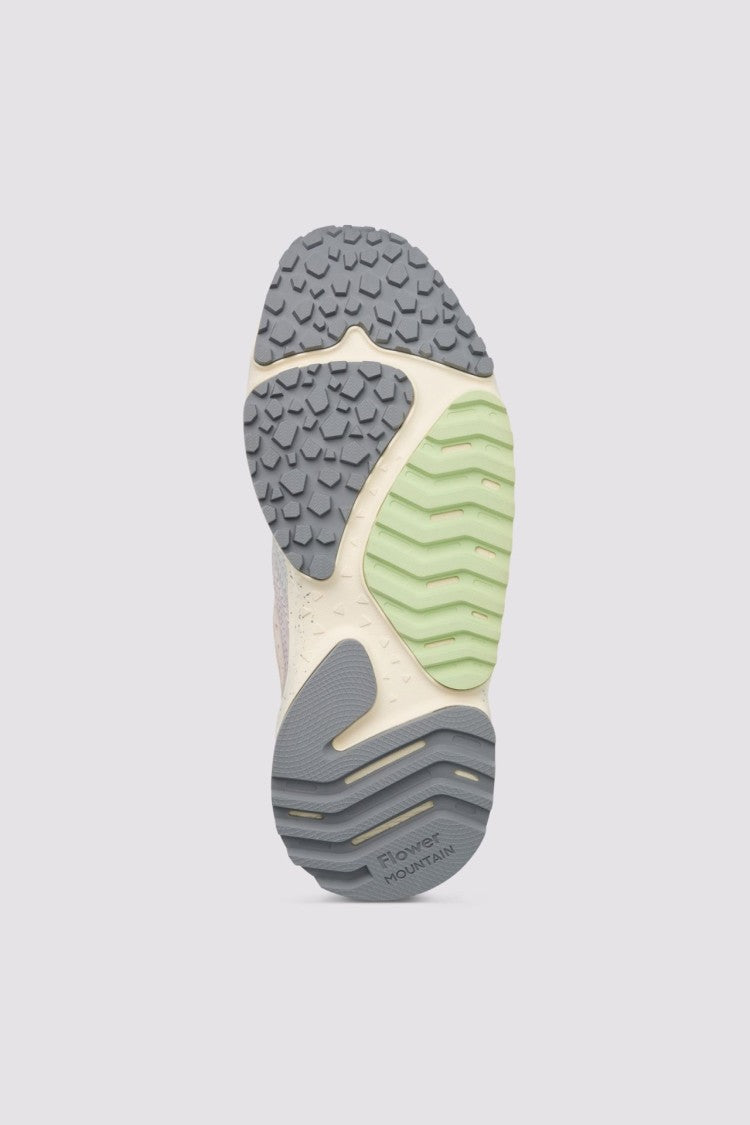 Flower Mountain Layered Pastel Sneakers With Textured Outsole