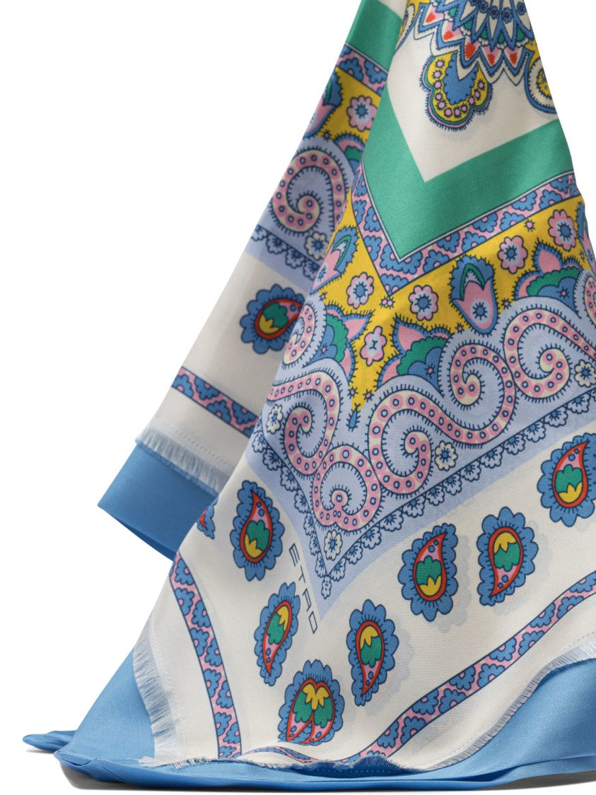 Etro Printed Silk Scarf