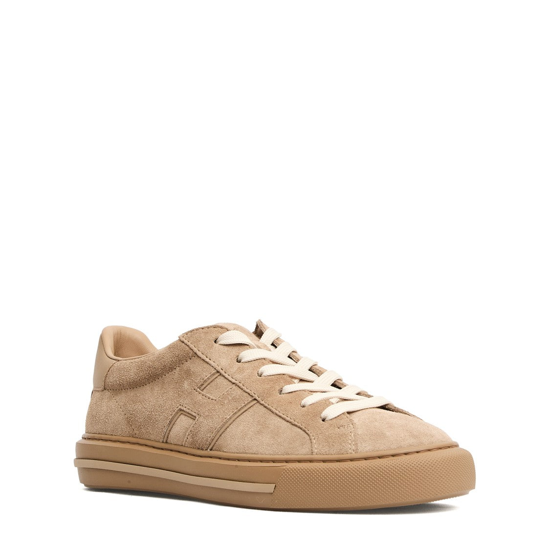 Hogan H691 Beige Suede Sneakers
