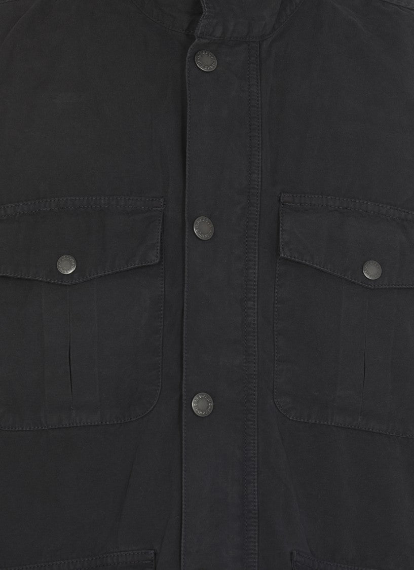 Barbour Blue Casual Corbridge Cotton Gilet