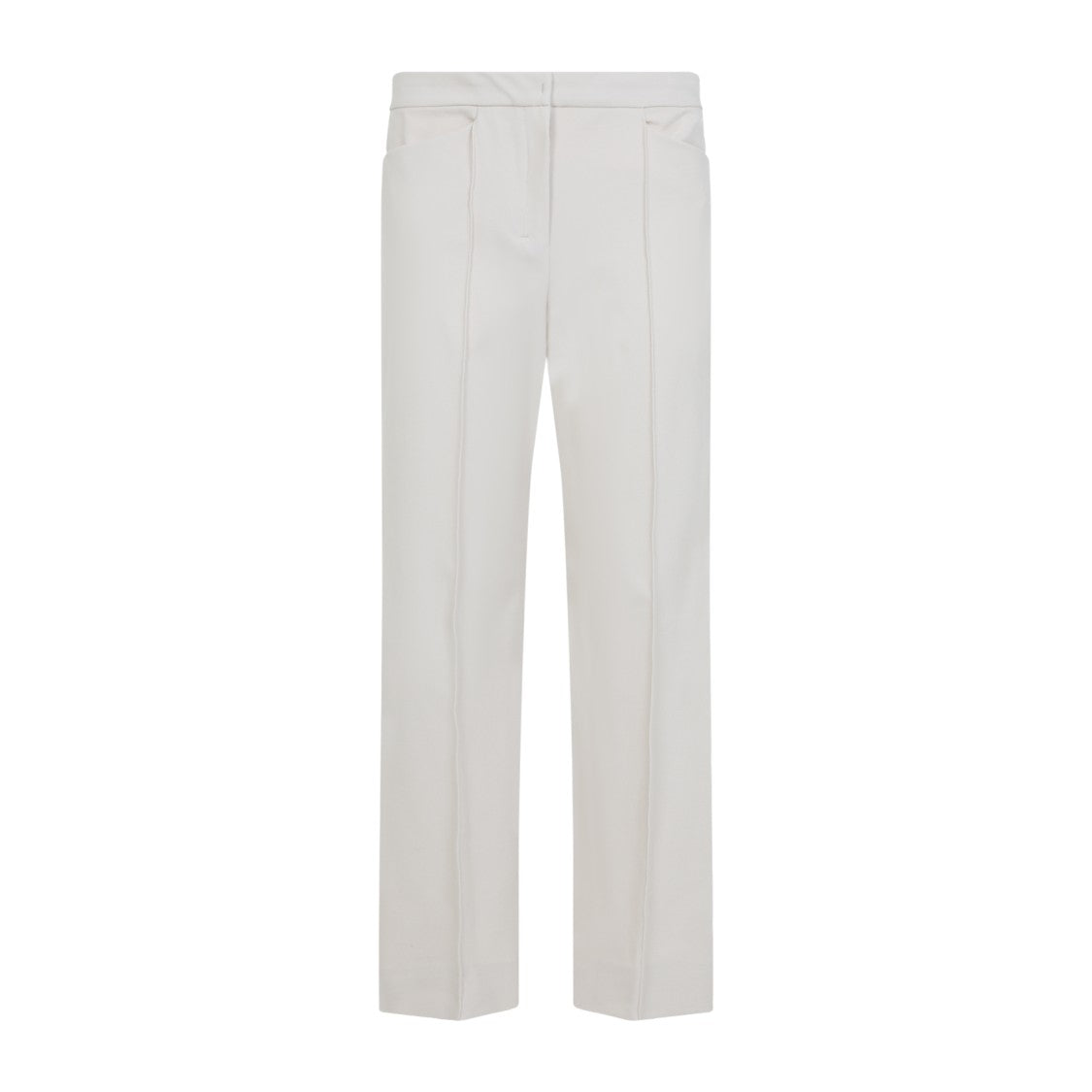 Max Mara Ivory White Zaffiro Pants