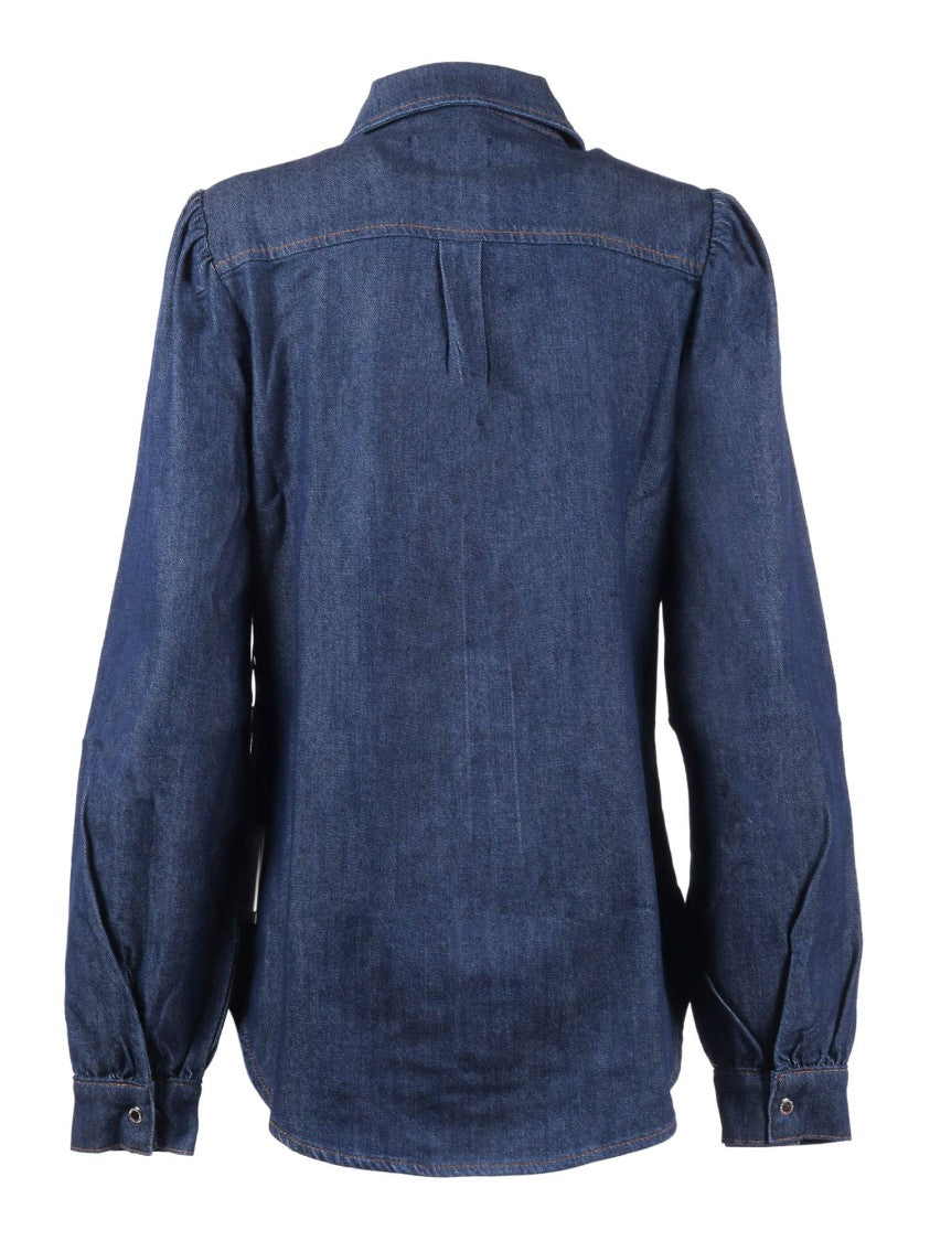 7 For All Mankind Halona Puff Sleeve Shirt