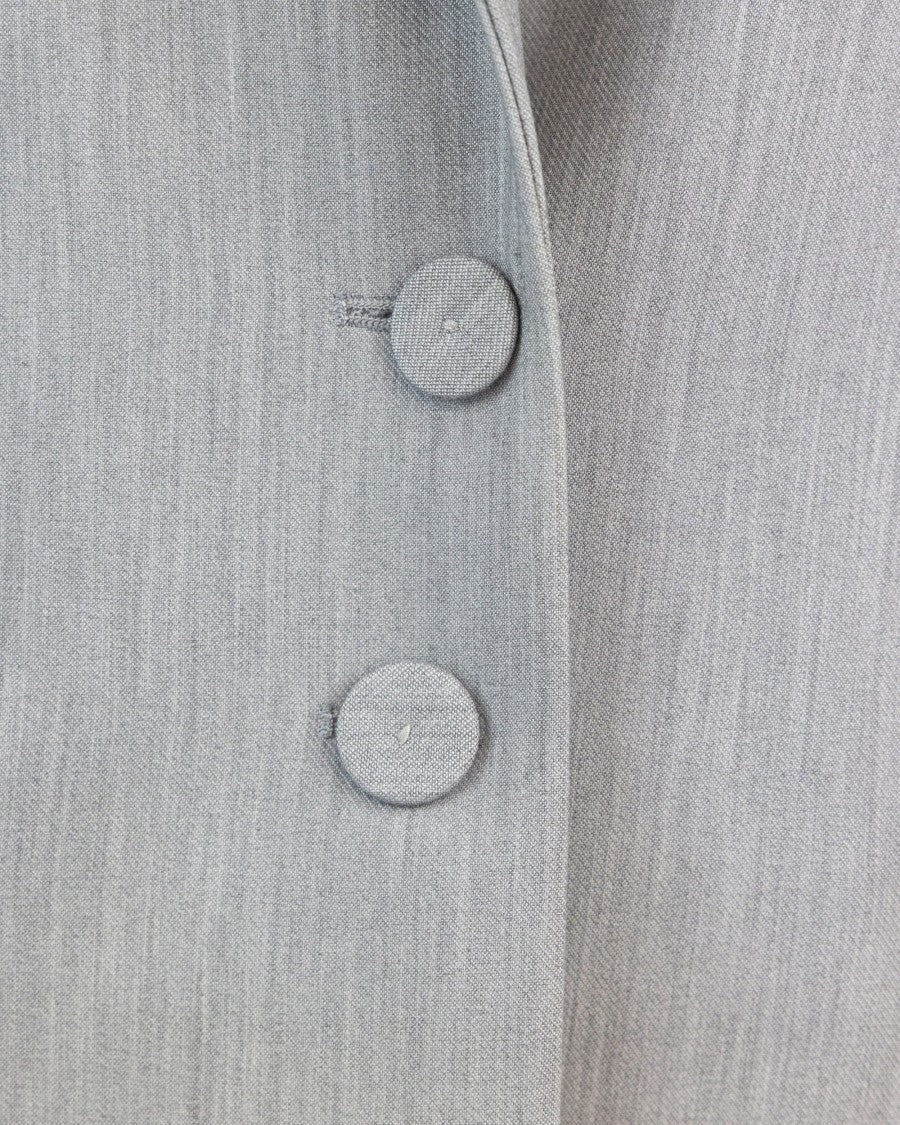 Patrizia Pepe Gray Two-Button Jacket