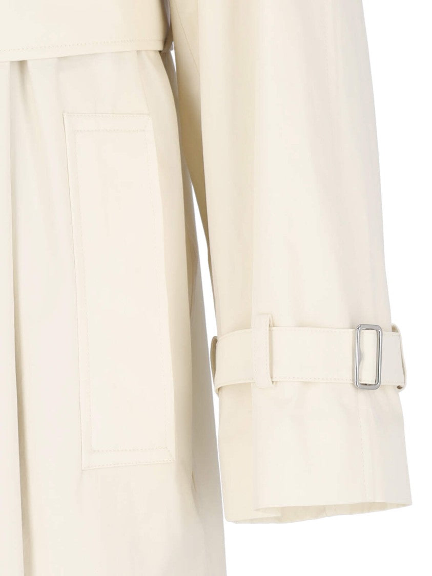 Burberry Double-Breasted Trench – Cream
