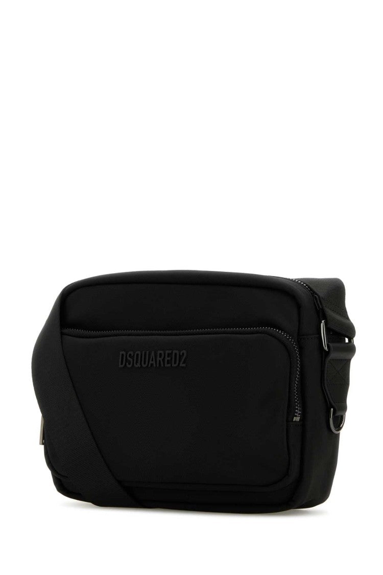 Dsquared2 Black Fabric Urban Crossbody Bag