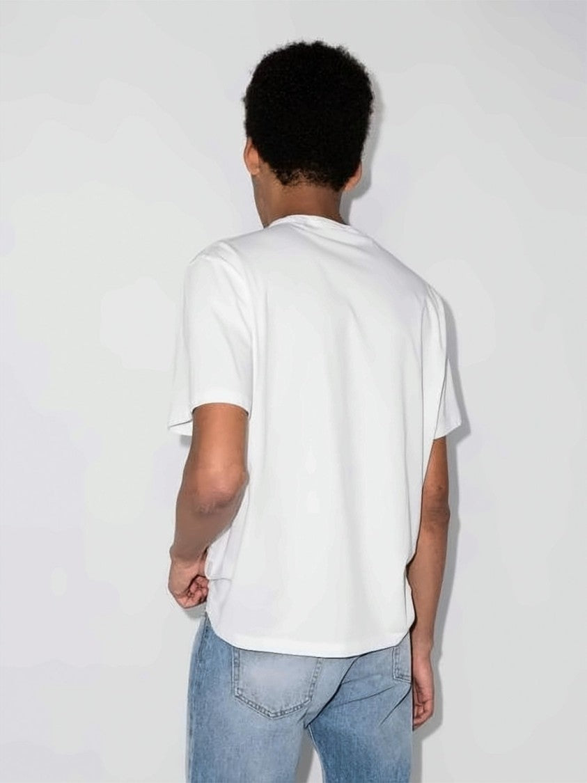 Our Legacy Boxy Short-Sleeve Jersey Top With Crew Neckline
