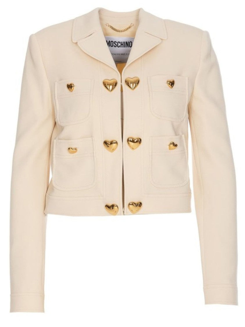 Moschino Heart-Shaped Buttons Jacket