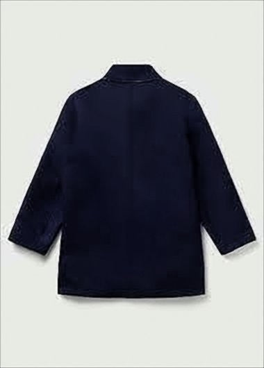 One Of These Days Navy Blue Suit Jacket With Minimalist Design