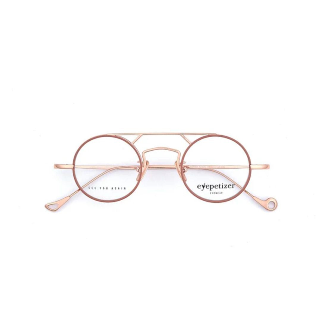 Eyepetizer Adrien Round Metal Eyeglasses With Double Bridge Design