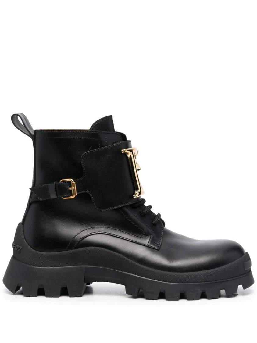 Dsquared2 Chunky Lace-Up Ankle Boots