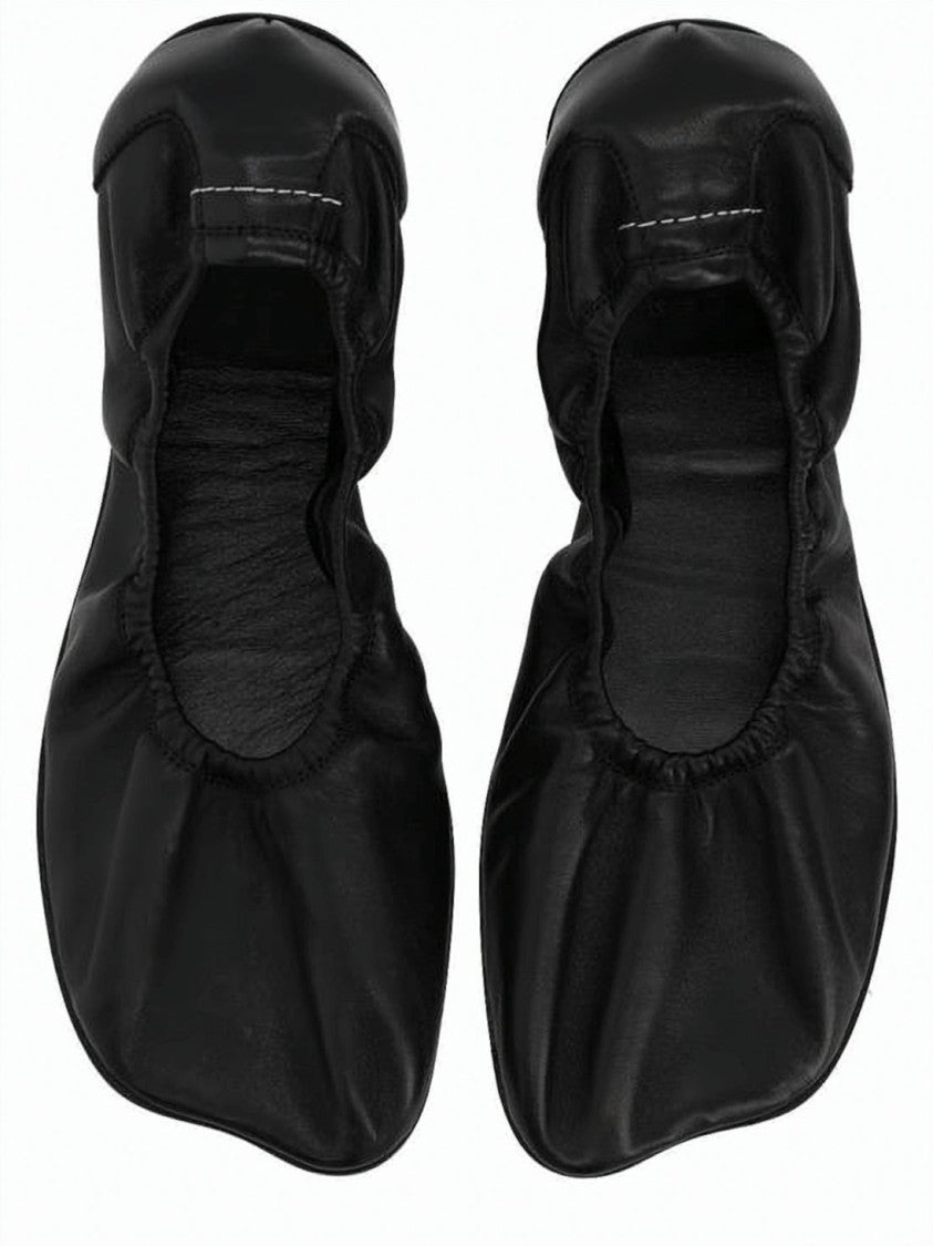 Mm6 By Maison Margiela Elongated Square Toe Flats