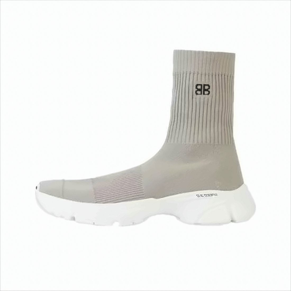 Balenciaga Sock-Style Sneakers With Ribbed Knit Upper And Chunky Sole