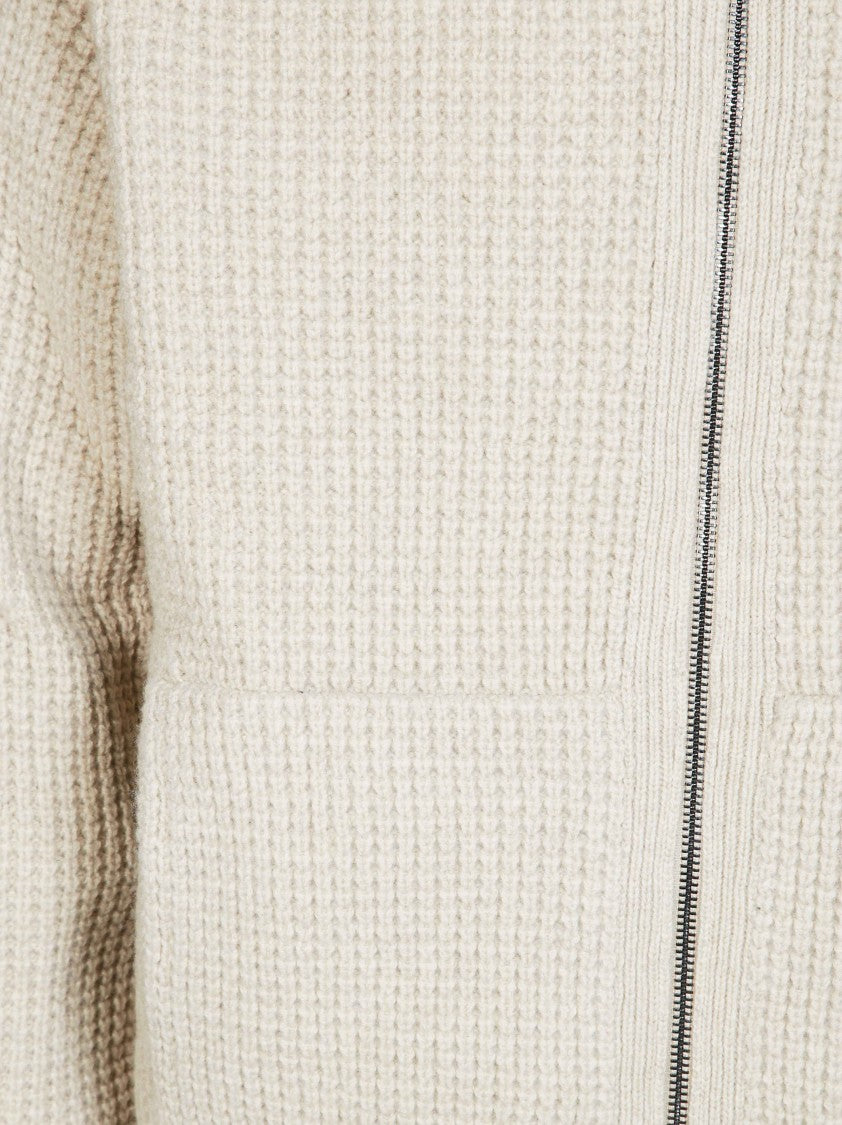 Altea Textured Full-Zip Sweater
