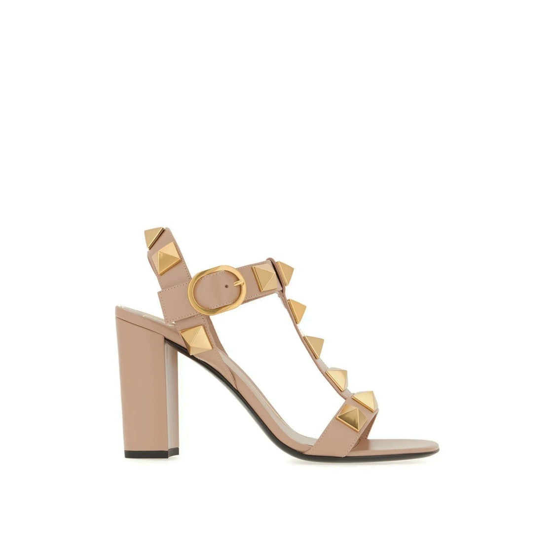 Valentino Garavani Roman Stud Sandals With Pyramid Stud Accents