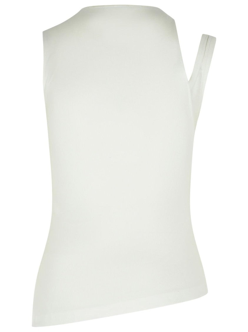 Courrèges White Cotton Tank Top