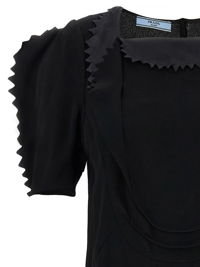 Prada Cady Crêpe Top
