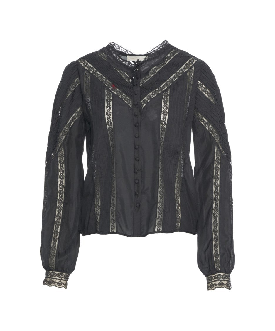 Loveshackfancy Aralina' Silk Blouse