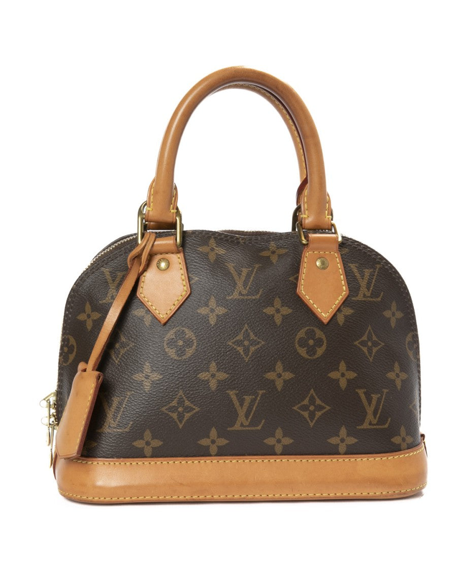 Louis Vuitton Brown Alma Bb Monogram Canvas Handbag