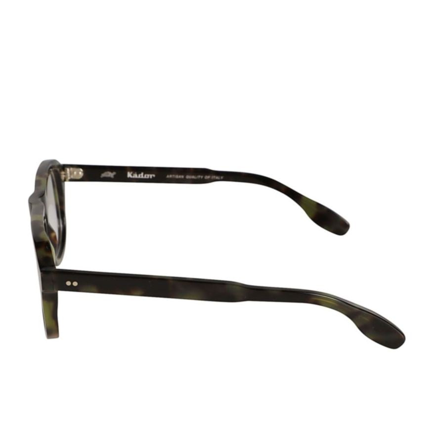 Kador Bravo Polished Tortoiseshell Frame Eyeglasses With Metallic Accents