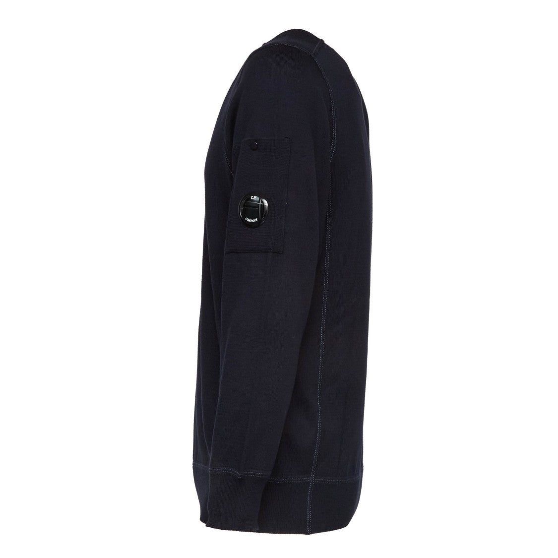 C.P. Company Sea Island Cotton Crewneck Lens Sweatshirt