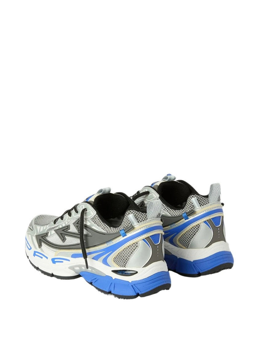 Off-White Grey Be Right Back Chunky Mesh Sneakers