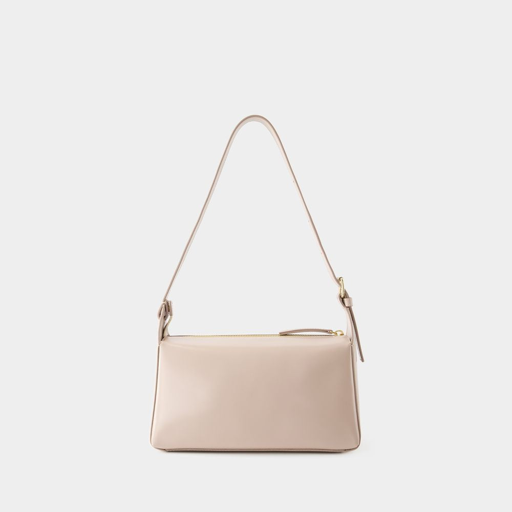 A.P.C. Virginie Baguette Bag - Leather - Moon Grey