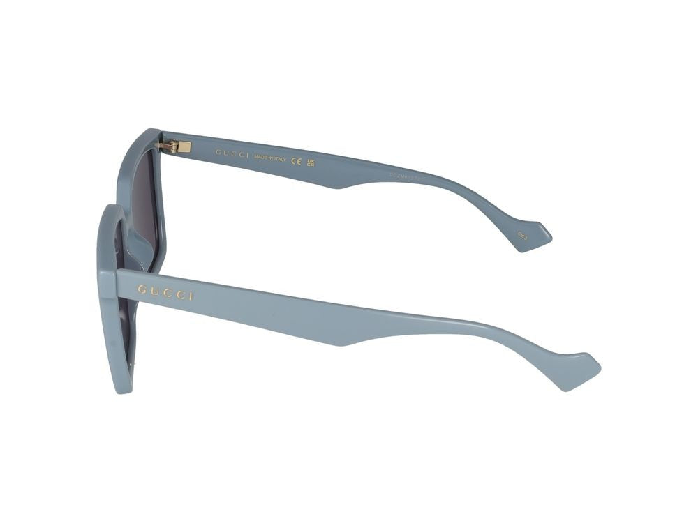 Gucci Light Blue Square-Frame Injected Sunglasses