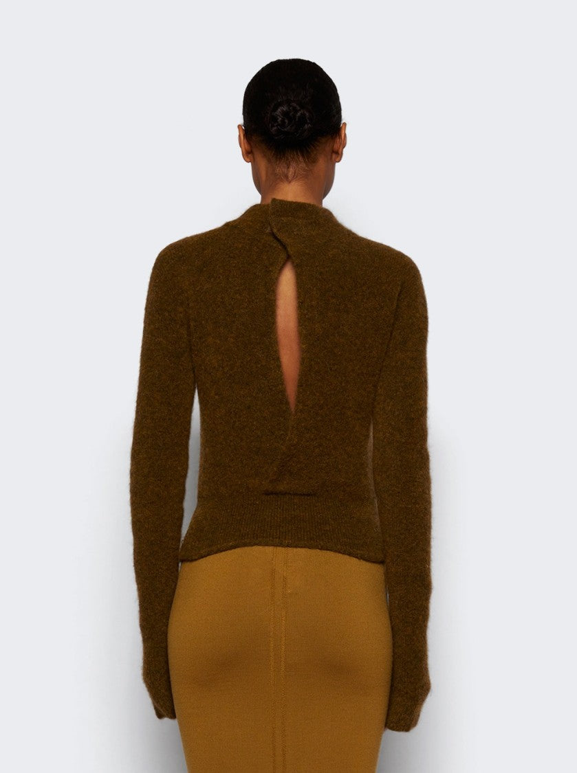 Rick Owens Maglia Headon Pull Top Honey