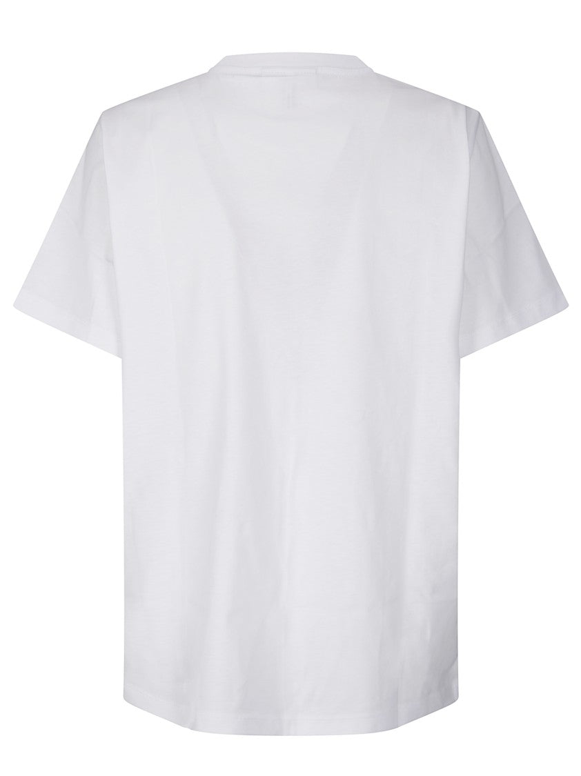 Ganni Graphic Print Organic Cotton T-Shirt