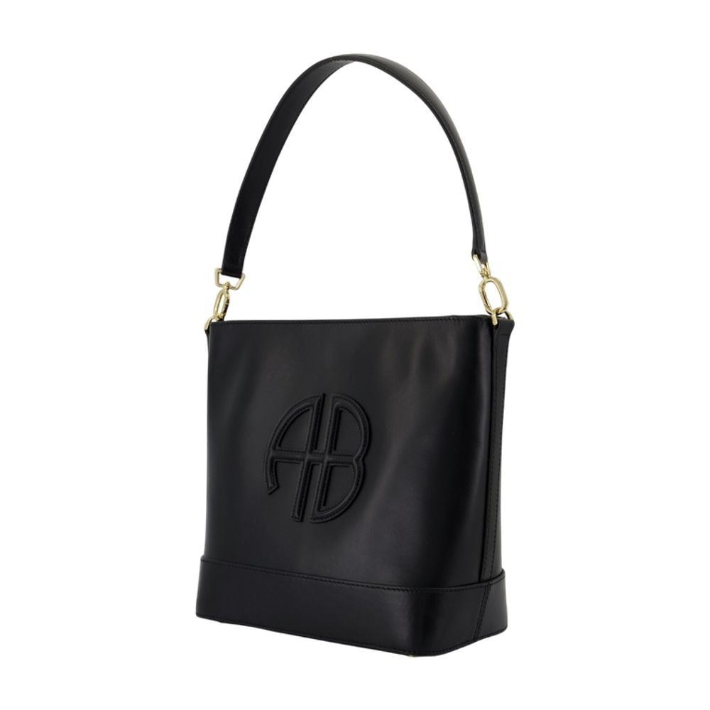 Anine Bing Lili Bucket Bag - Leather - Black