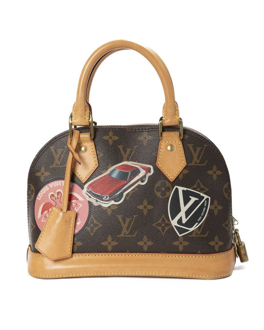 Louis Vuitton Brown World Tour Alma Bb Monogram Canvas Bag