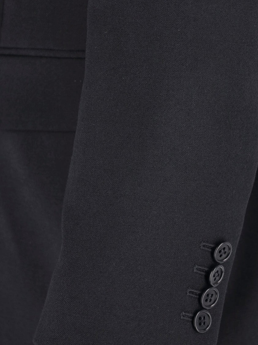 Sunflower Show Single-Breasted Blazer – Black