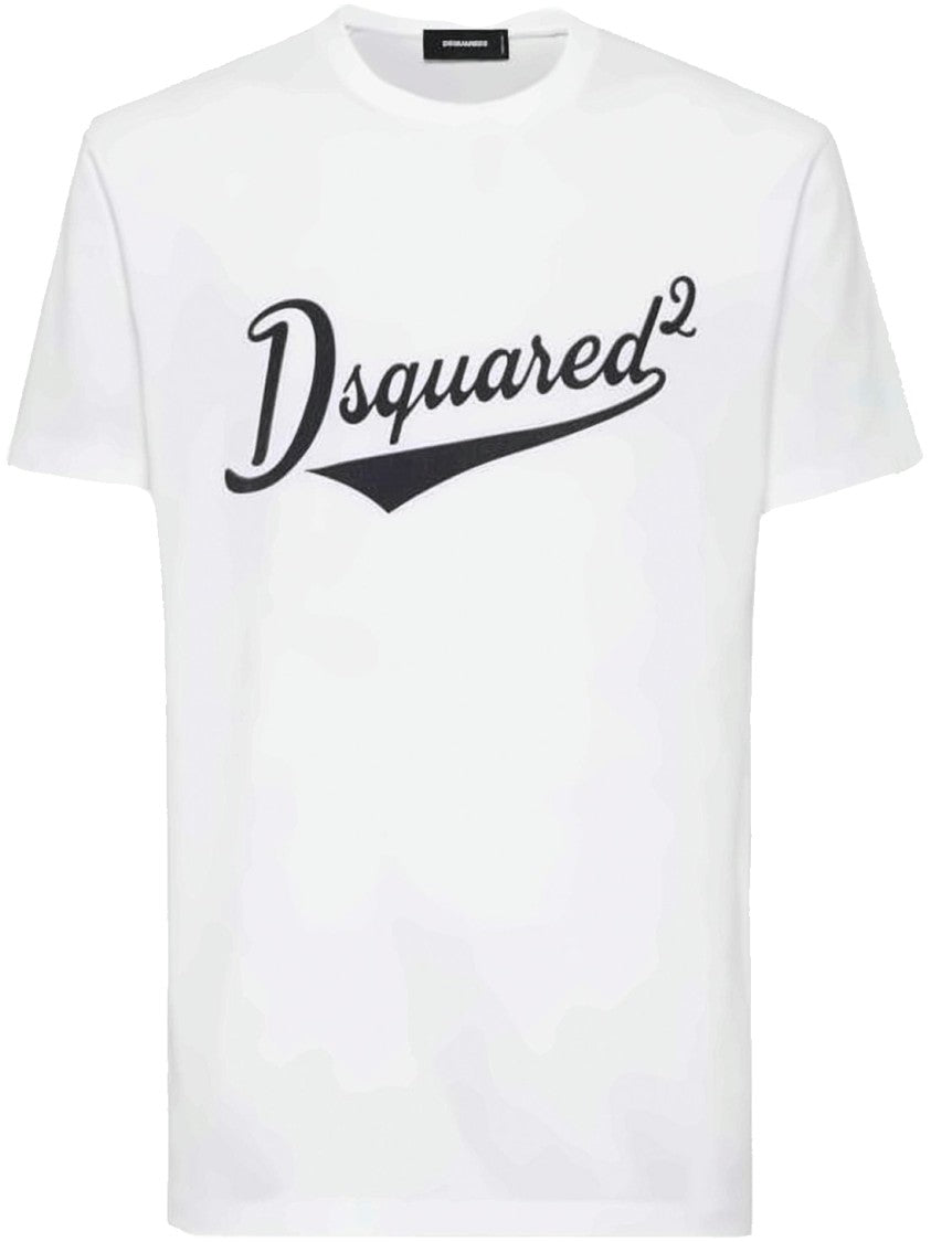 Dsquared2 Short-Sleeve T-Shirt With Bold Script Logo