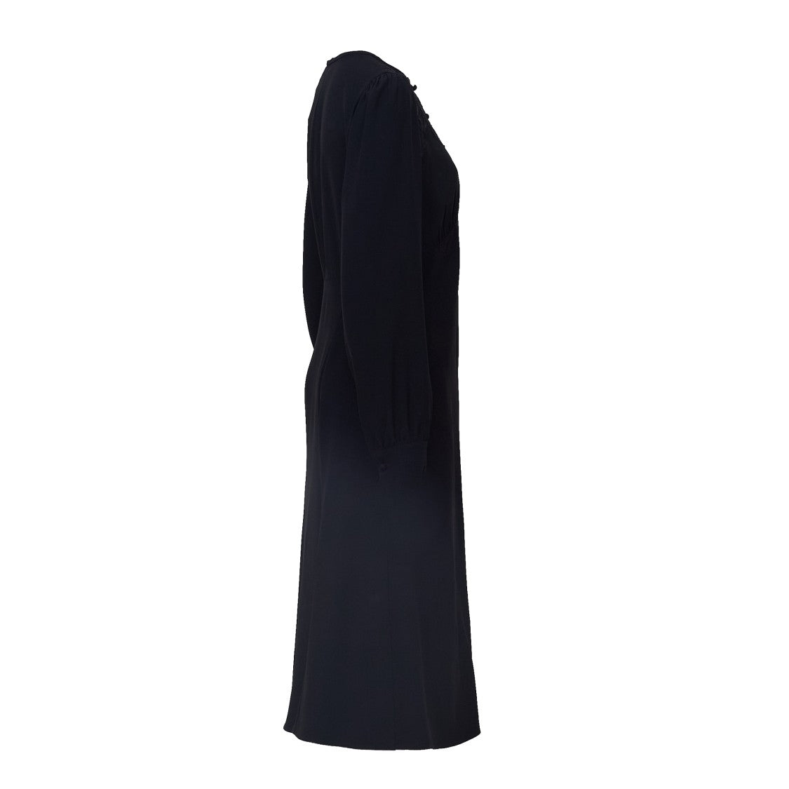 N°21 Midi Dress With Lace Insert And Button Detailing