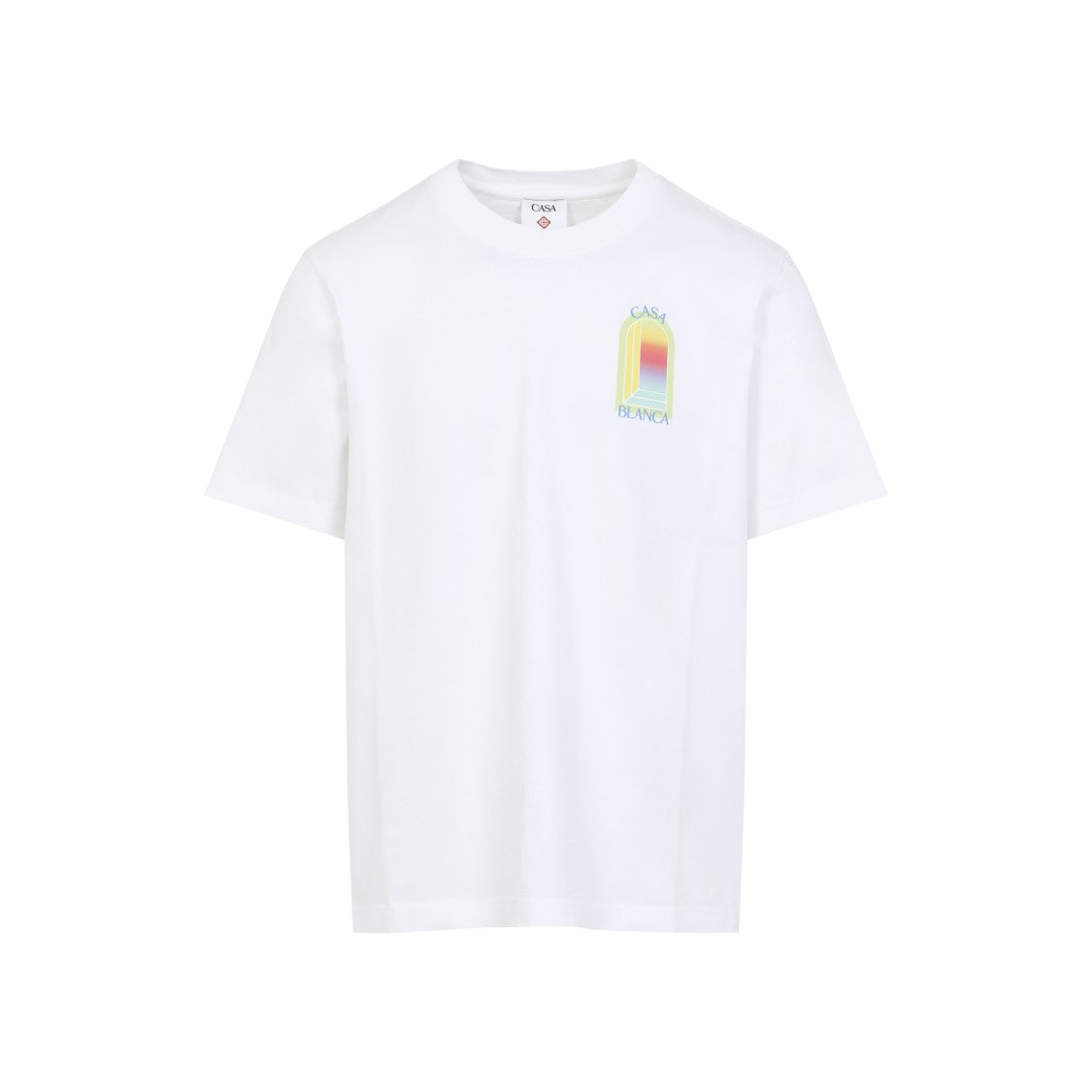 Casablanca Larche White Cotton T-Shirt