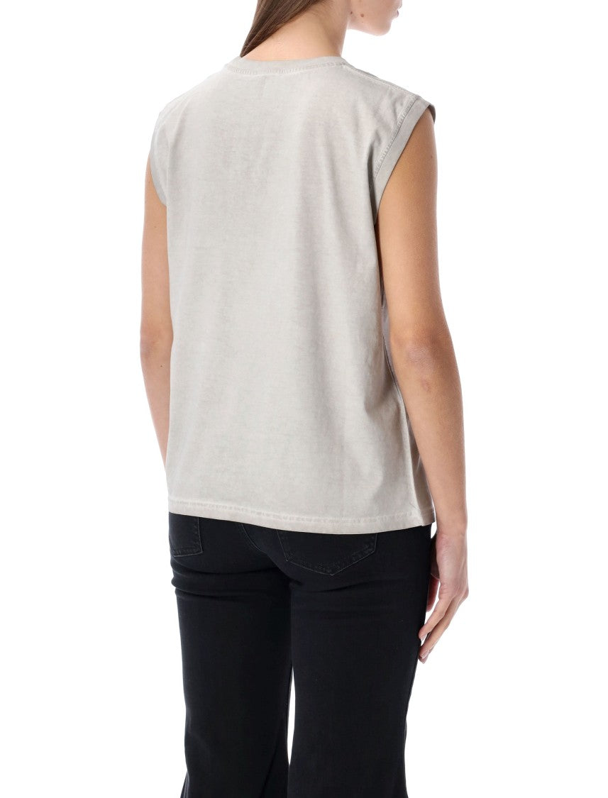 Diesel T-Embej Sleeveless Cotton T-Shirt