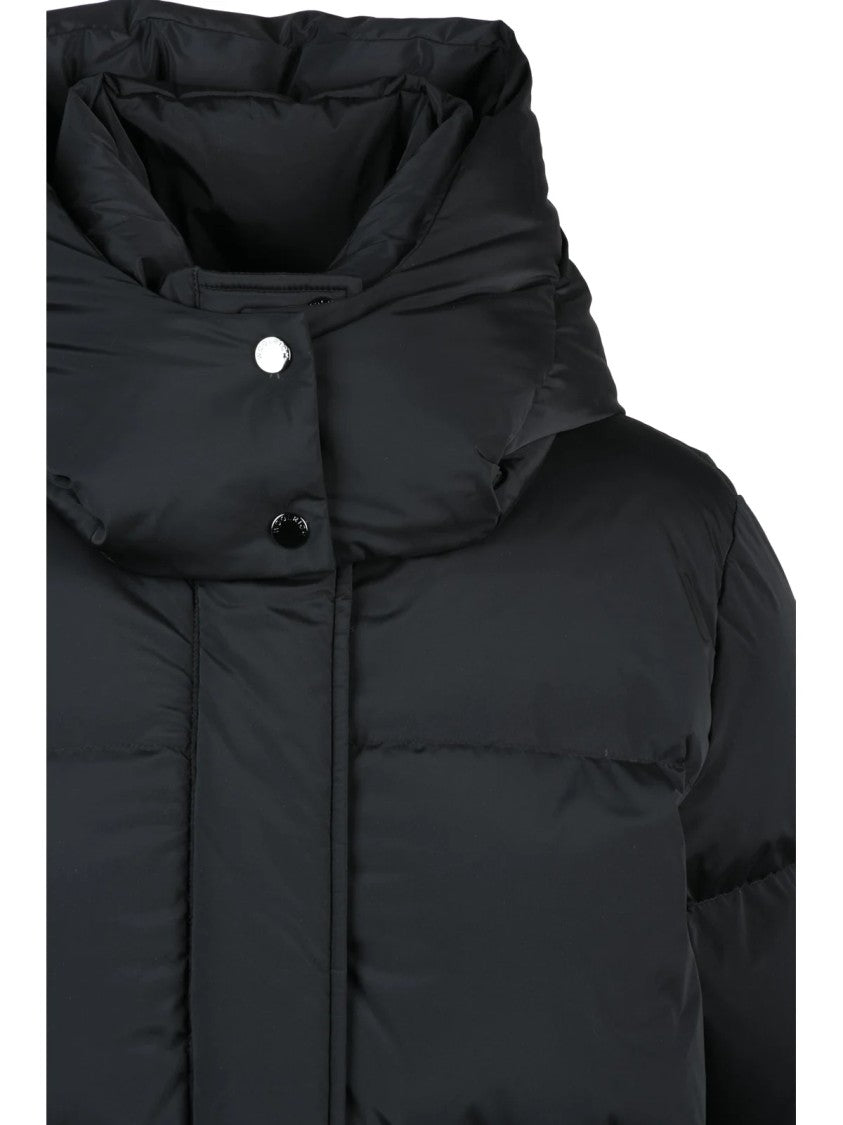Woolrich Black Polyamide Quilted Down Jacket