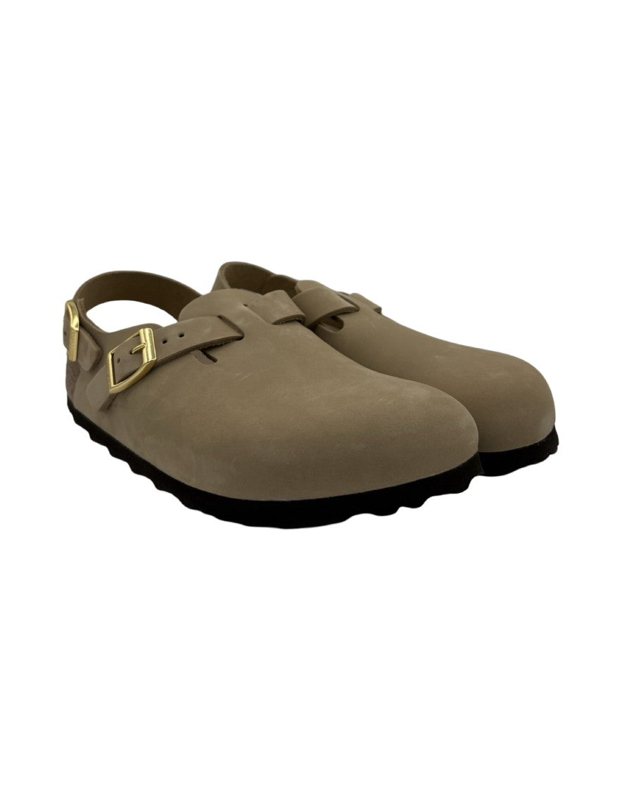 Birkenstock Tokio Clog – Sandcastle Nubuck Leather