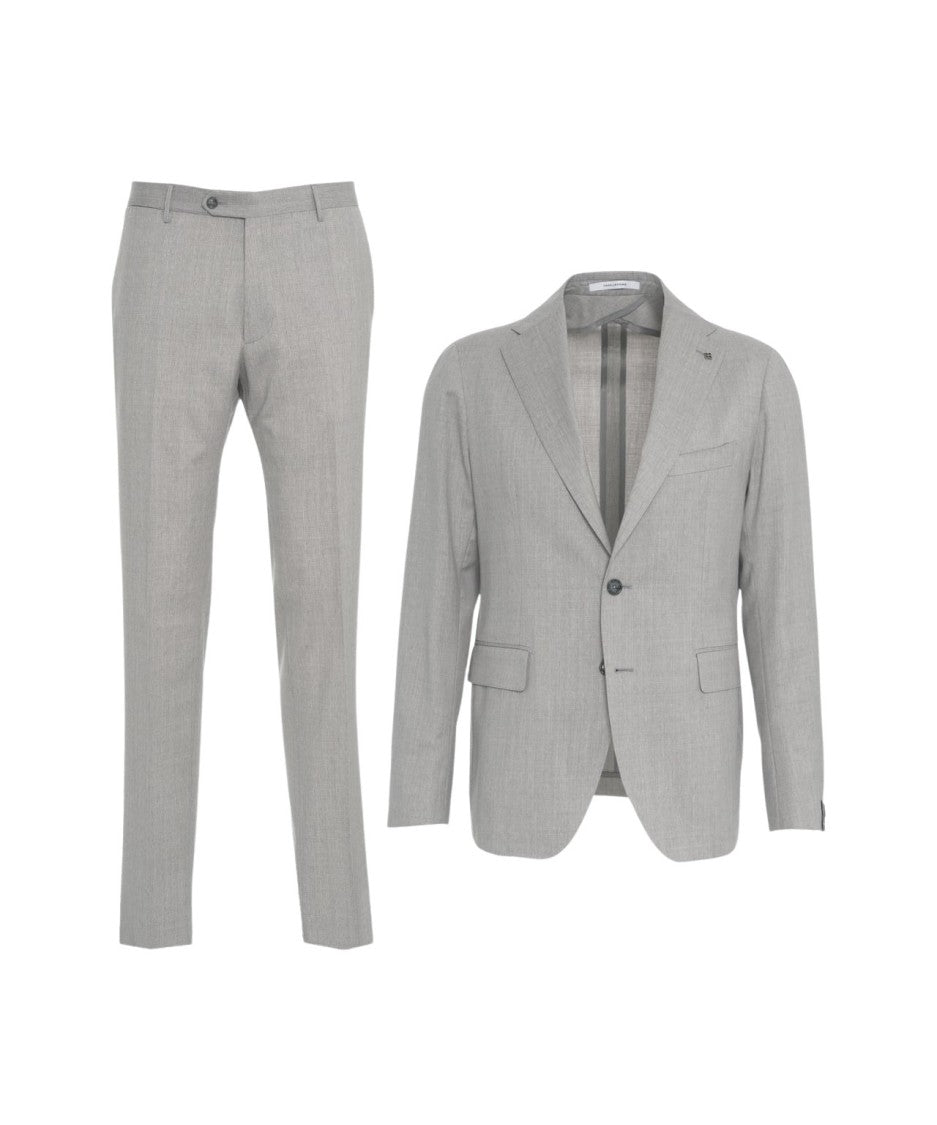 Tagliatore Single-Breasted Suit With Tailored Silhouette