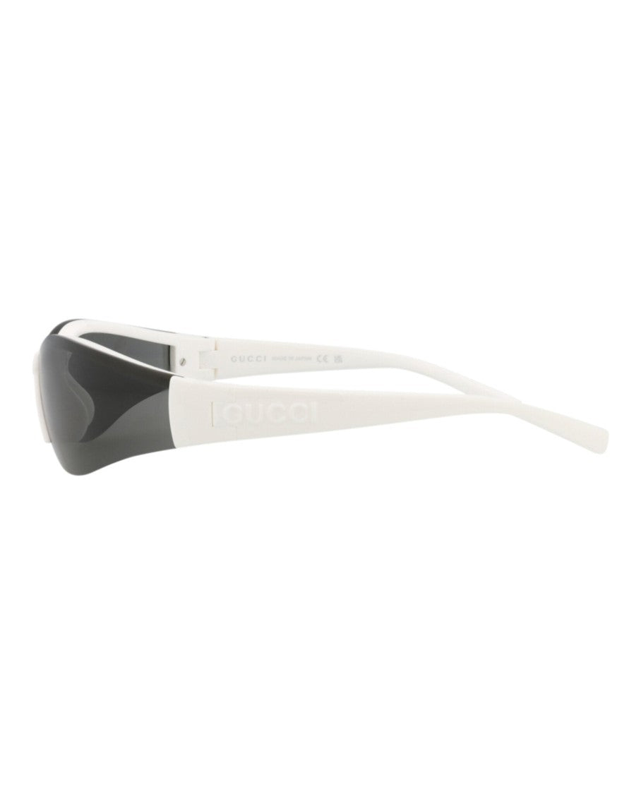 Gucci Shield-Frame Injection Sunglasses