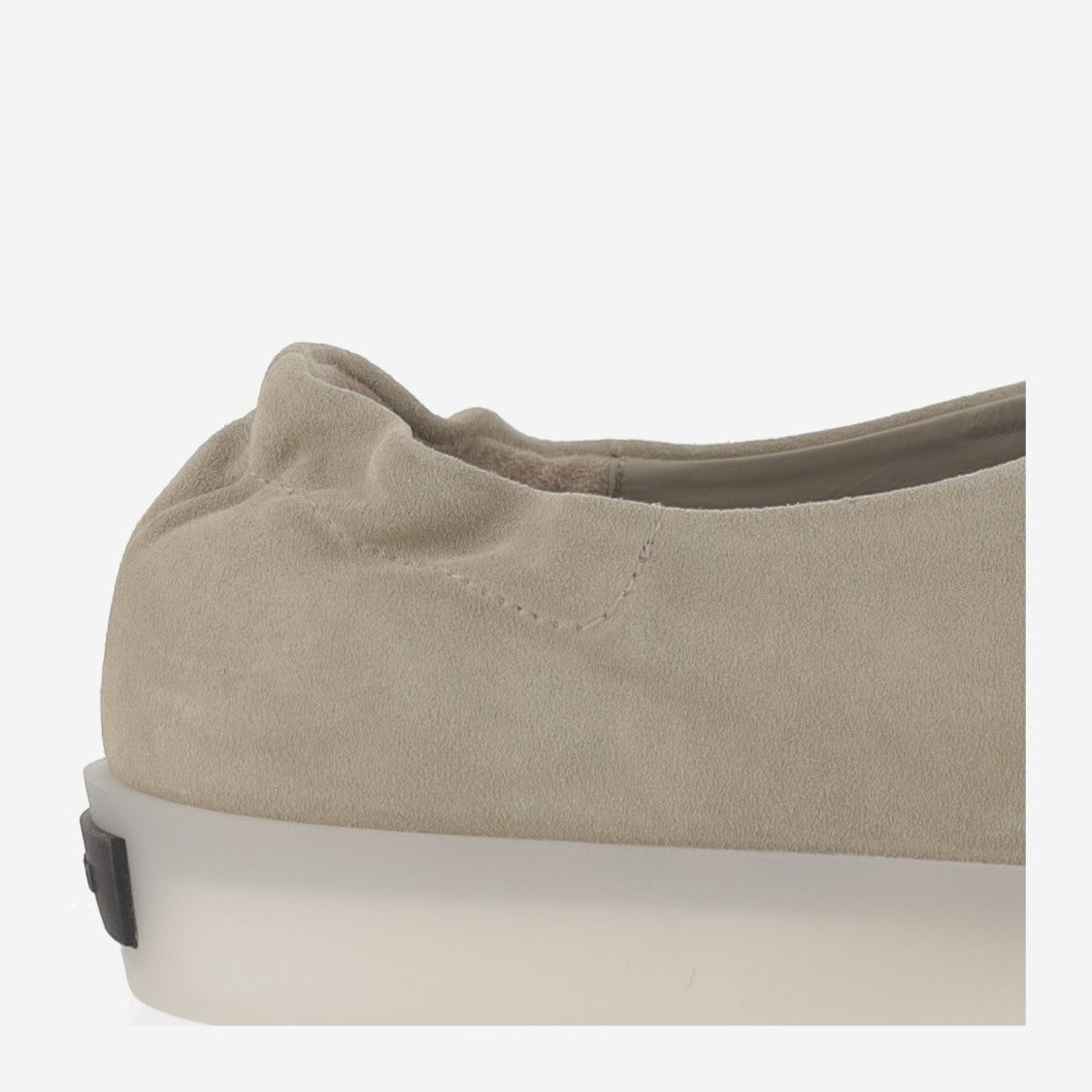 Fear Of God Suede Mules With Round Toe And Aesthetic