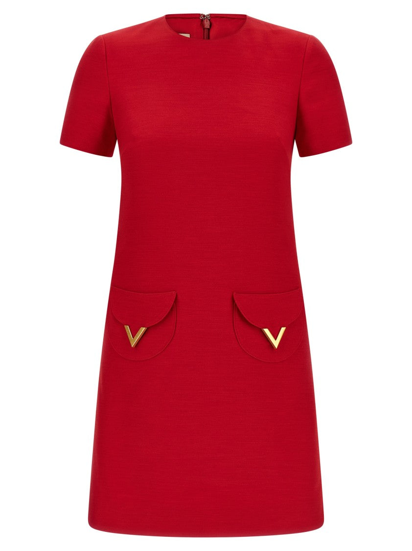 Valentino Garavani V Gold Dress