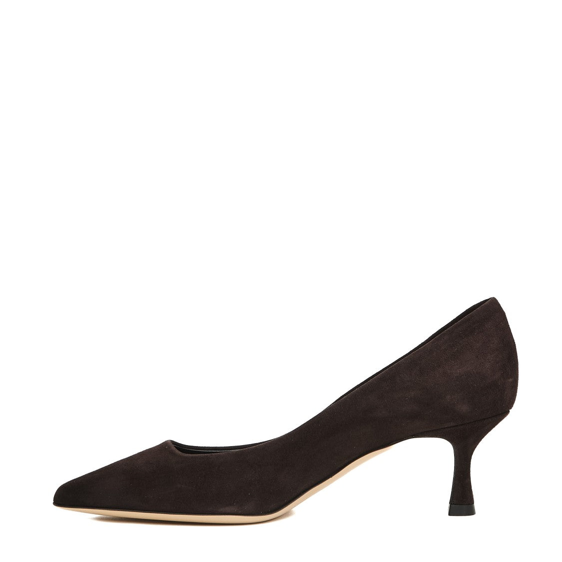 Ninalilou Pump Suede Ebony Heel 55Mm